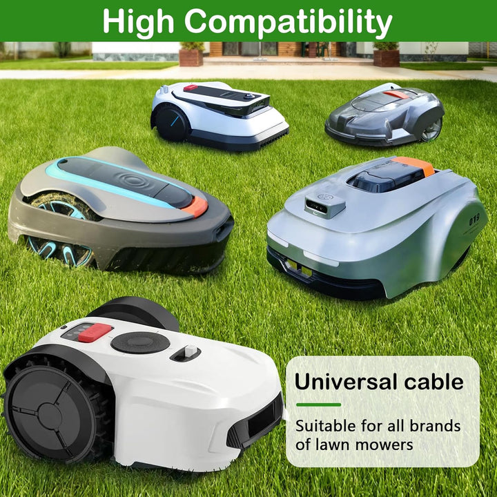 100m Begrenzungskabel Mähroboter Set, 24 Litzen Verzinnt Kupfer, Wetterfest IP67 - Inkl. 50 Erdnägel