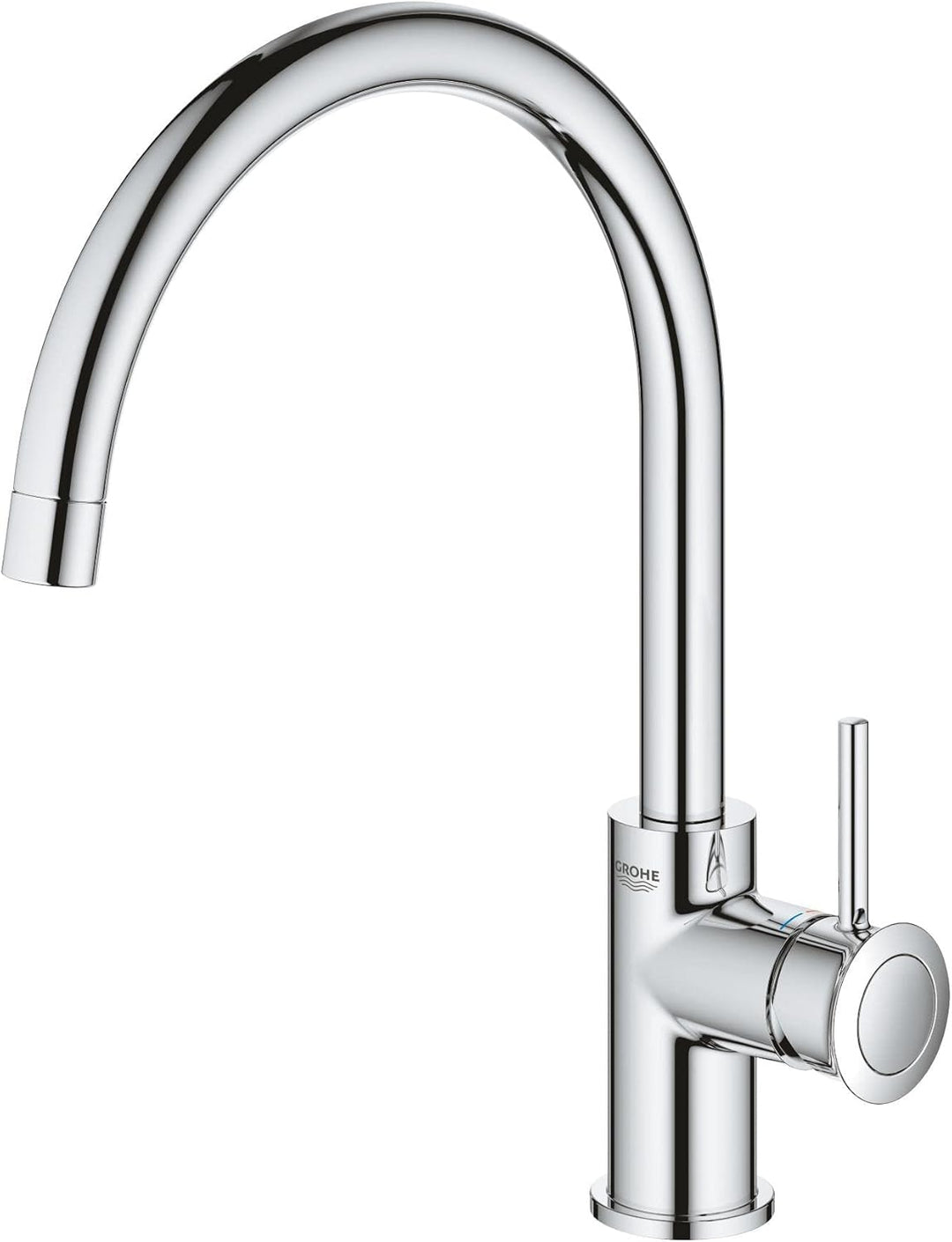 GROHE Start Classic - Einhand- Spültischarmatur & BauEdge - Badewannenarmatur (integriertes Rücklauf