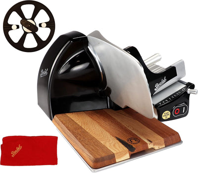 Berkel Aufschnittmaschine Home Line 200 Plus in schwarz - Küchenschneidemaschine inkl. Messerabnehme