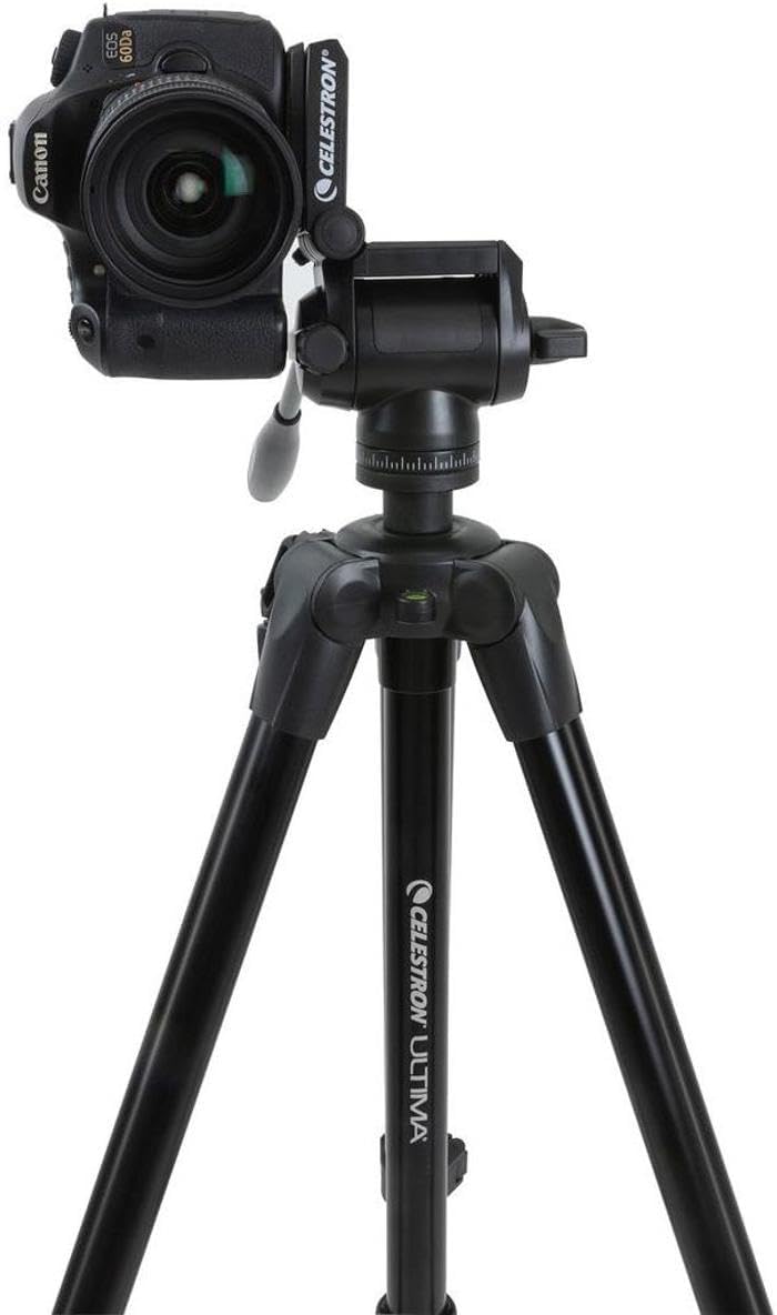 Celestron 93612 Ultima Panorama-Neigekopf-Stativ für EIN Spektiv, Fernglas oder Ihre Kamera. Tripod,