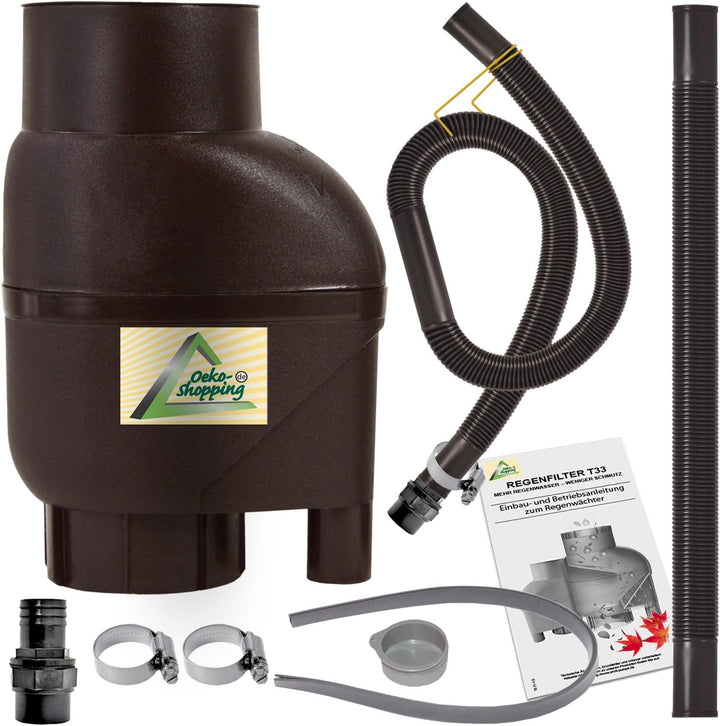 REGENTONNE EICHENFASS 240 Liter REGENFASS Wasserfass REGENWASSERTONNE Wassertonne - FROSTSICHERES Ga