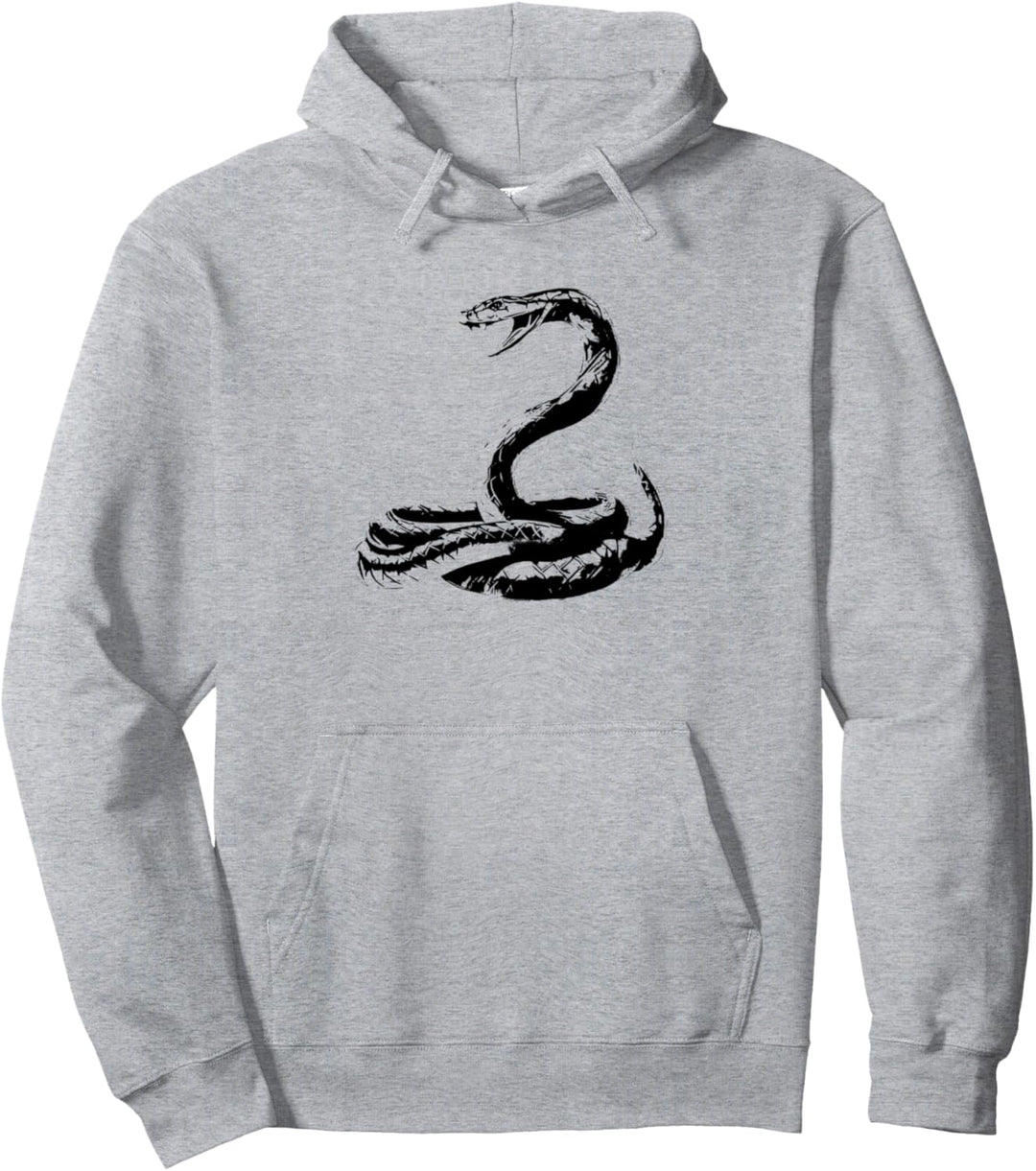 Cobra Schlange Motiv Schlangen Terrarium giftiges Reptil Pullover Hoodie