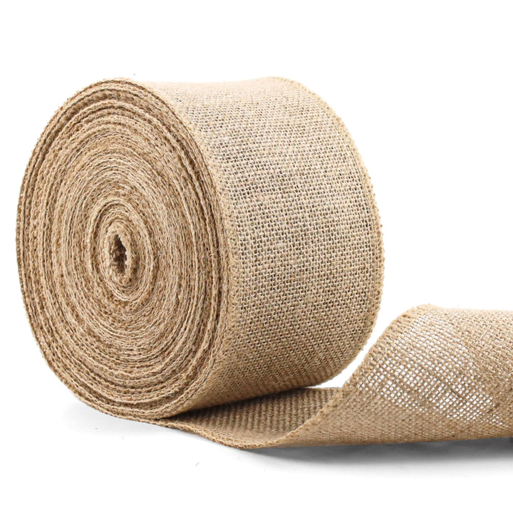 Juteband breit 10cm Jute-Wickelstreifen,20M Juteband Rolle für Pflanzen Frostschutz und Feuchtigkeit