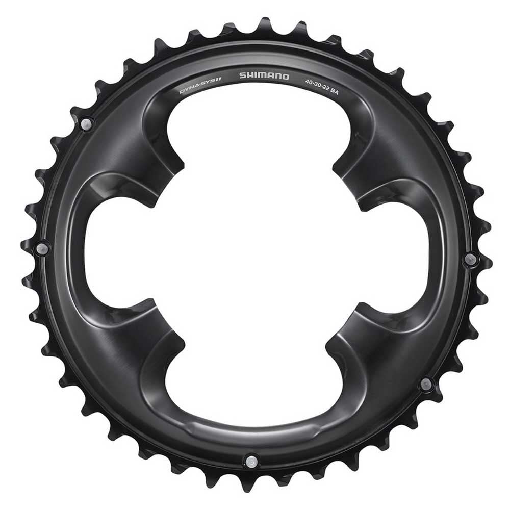 SHIMANO Unisex – Erwachsene DEORE XT FC-M8000 Kettenblatt, Schwarz, 30 (BA) für 40-30-22 Zähne