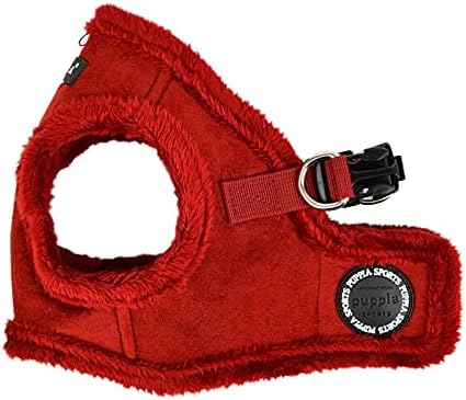 Puppia Terry Harness B Weinrot S Hundegeschirr - 60 g S rot, S rot