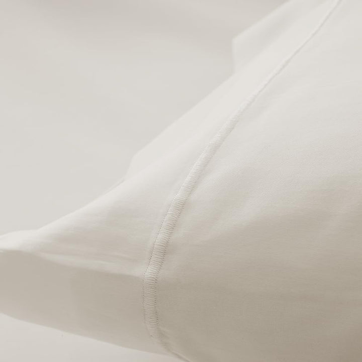 COTTON ARTean Bettwäsche-Set aus ägyptischer Baumwolle, Fadenzahl 300, Beige, 90 x 190/200, 100 % äg