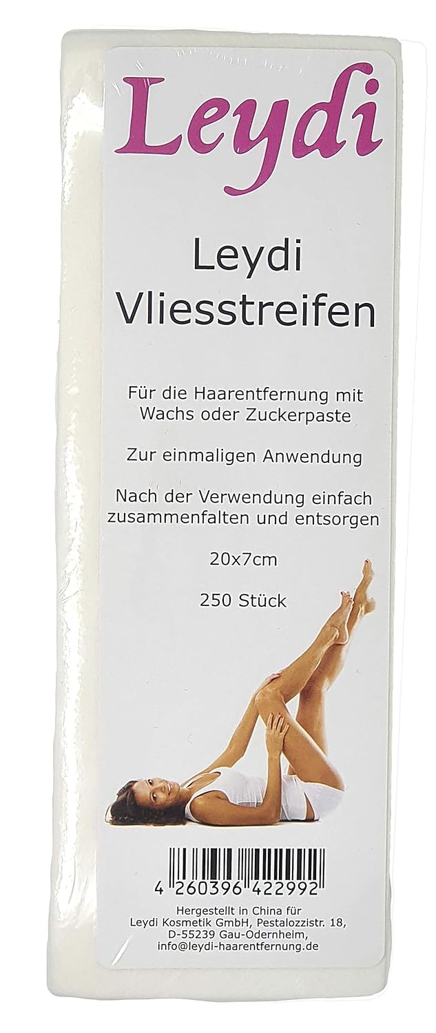 NEU: SPARANGEBOT 1000 Leydi Vliesstreifen - für die Haarentfernung mit Warmwachs und Zuckerpaste