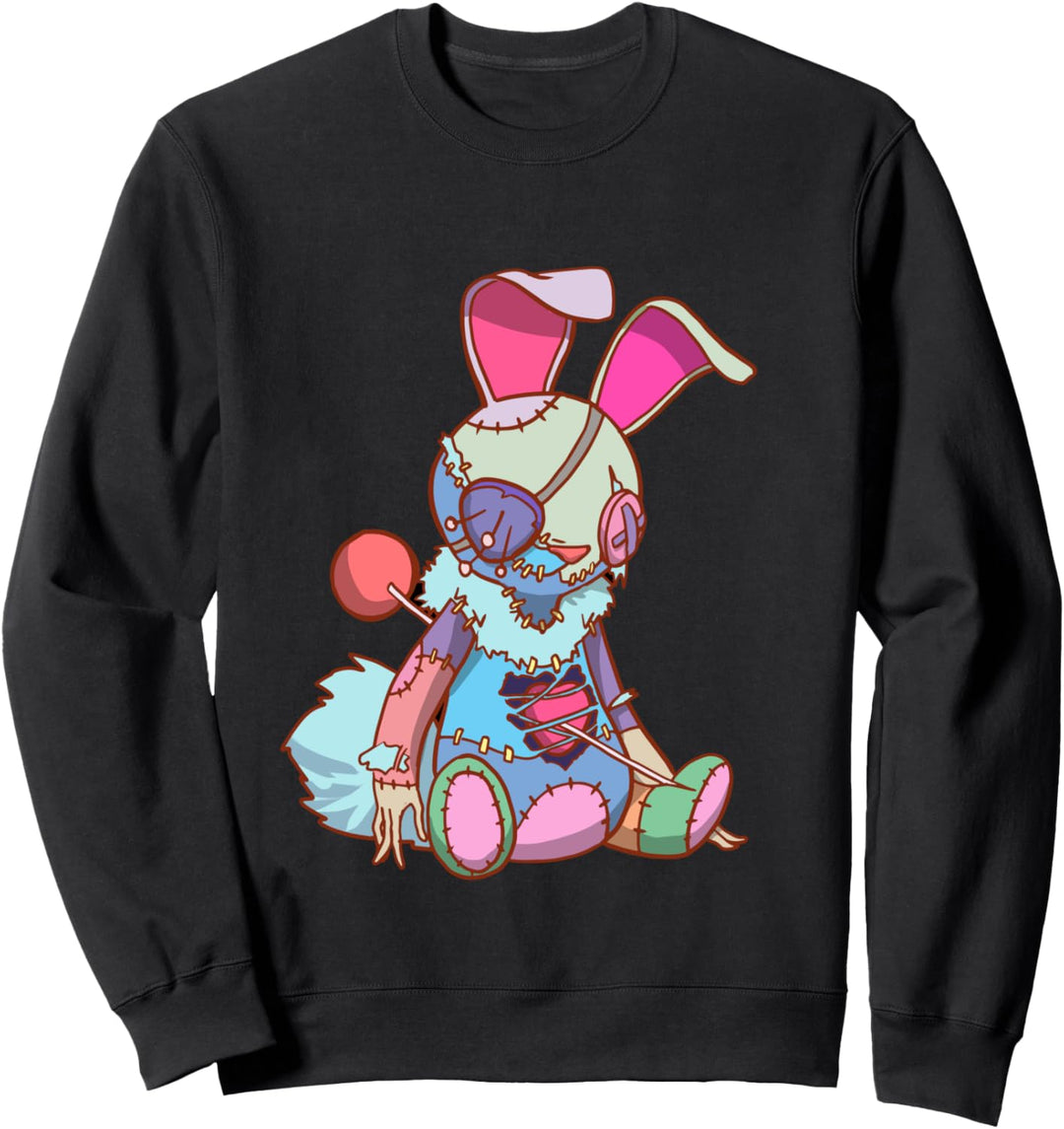 Kawaii Bunny Pastell Goth Voodoo Puppe Sweatshirt