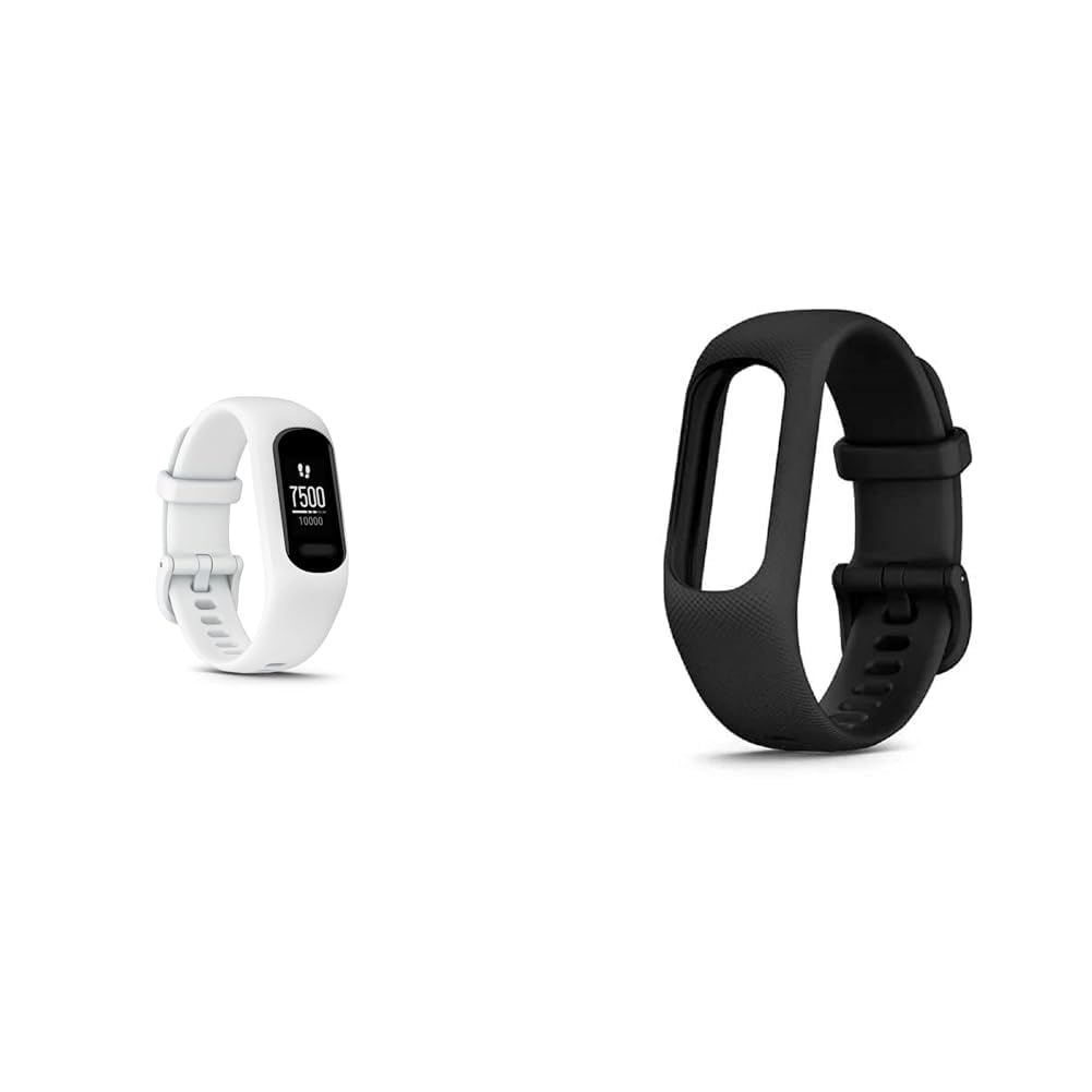 Garmin vivosmart 5, S/M Replacement Band, Black vivosmart 5 Smart Health and Fitness Activity Tracke