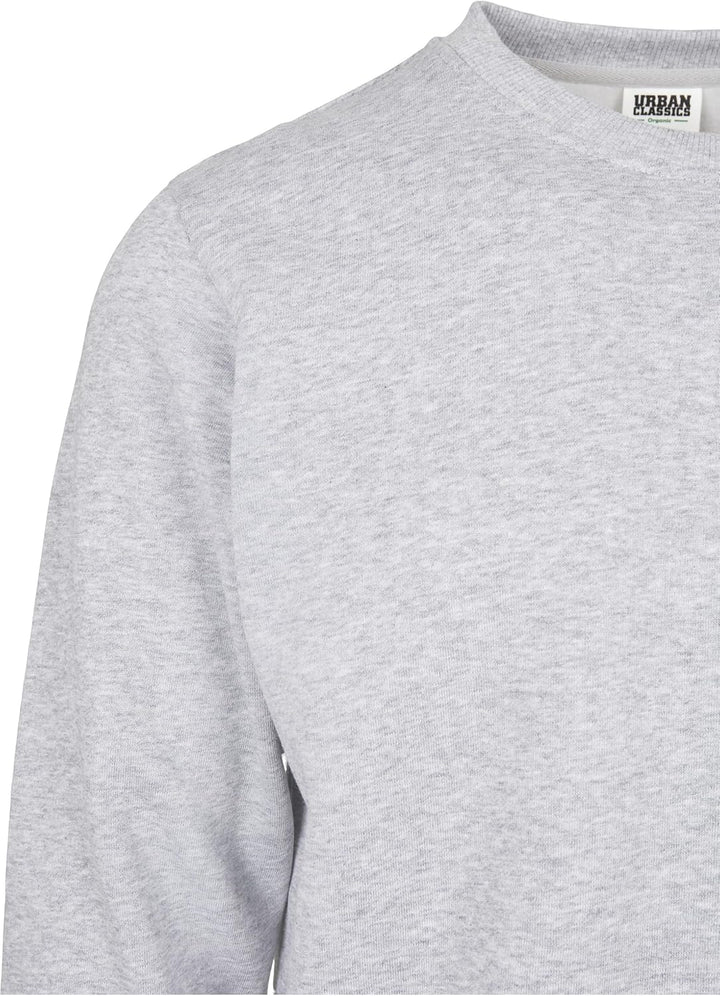 Urban Classics Herren Organic Basic Crew L Grau, L Grau