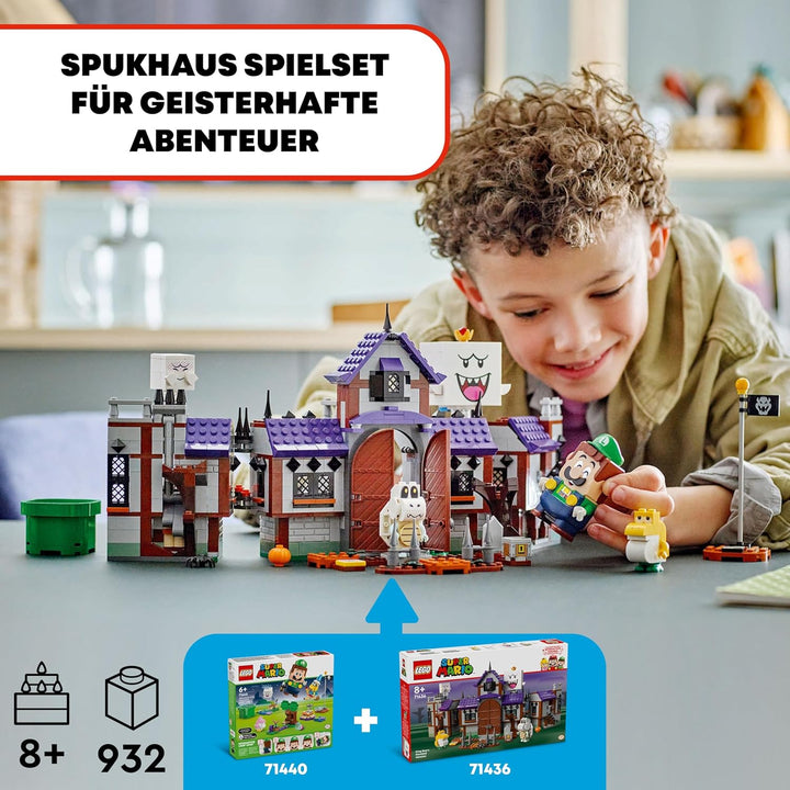 LEGO Super Mario König Buu Huus Spukhaus, Spielzeuggeisterhaus für Kinder, Nintendo Set zum Sammeln,