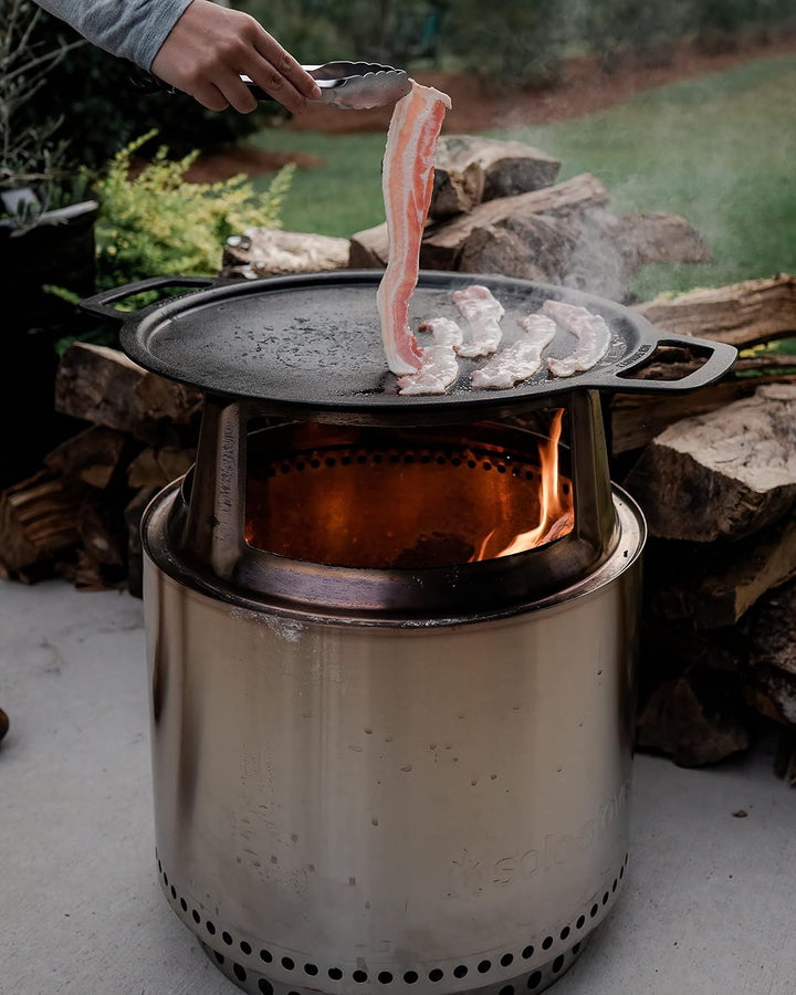 Solo Stove Gusseisen-Plancha für Feuerschale Ranger | Grillplatte für Feuerstelle, Umbau von Feuerst