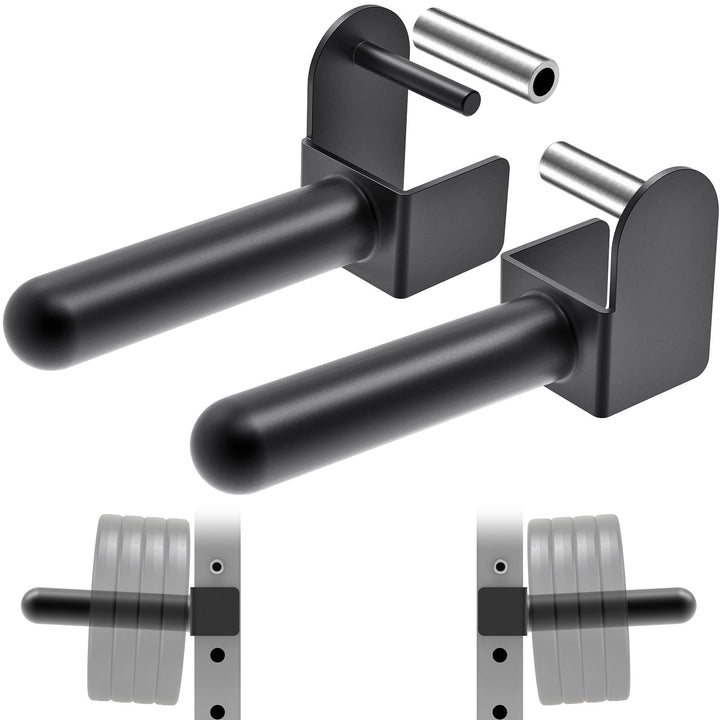 Kipika Hantelscheibenhalter für 2x2 und 3x3 Power Rack - Power Rack Aufsatz für Hantelscheiben - Pas
