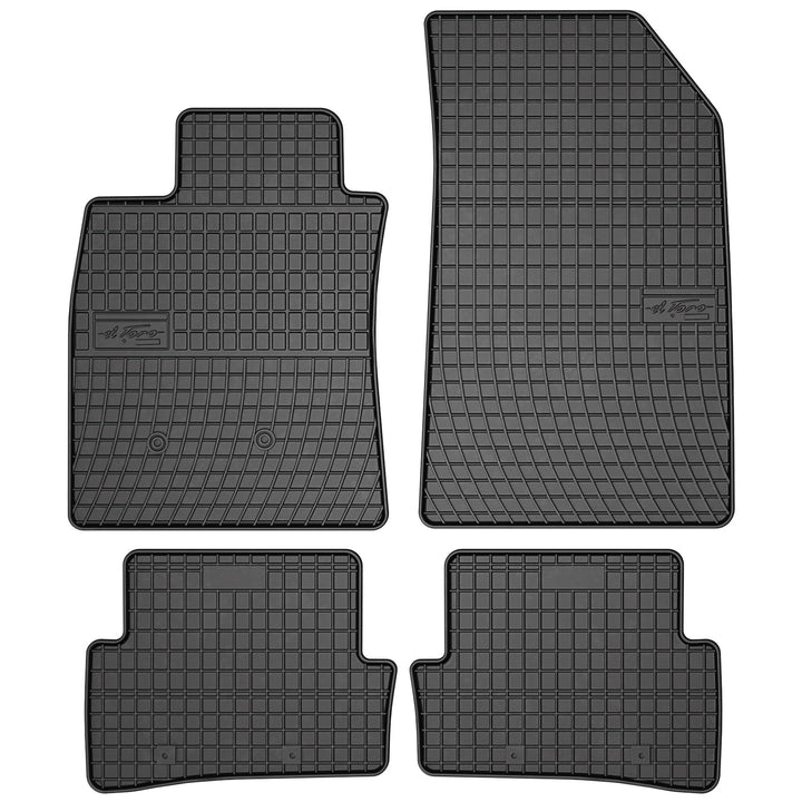 SMK Gummimatten auto fussmatten Satz passend für Renault Clio III 2005-2012 Erleben Sie einen neuen