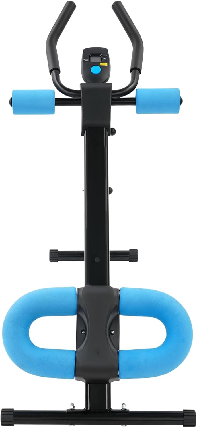 Bauchtrainer für Zuhause Klappbar Bauchmuskeltrainer mit 2 Winkelverstellstufen & 5 Höhenverstellstu