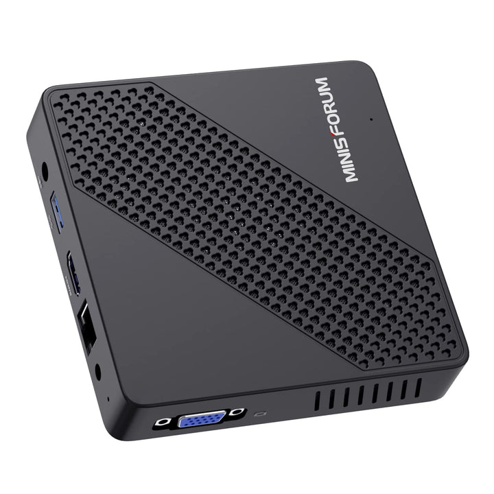 Mini PC Lüfterlos Celeron N4020 (bis zu 2.8 GHz) 4GB DDR4/64GB eMMC Mini-Desktop-Computer HDMI und V