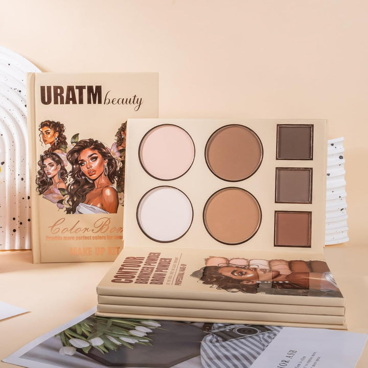 RoseFlower Profi Schminke Set Makeup Paletten Make Up Set Schminkkoffer Teen Make-up-Palette Tragbar
