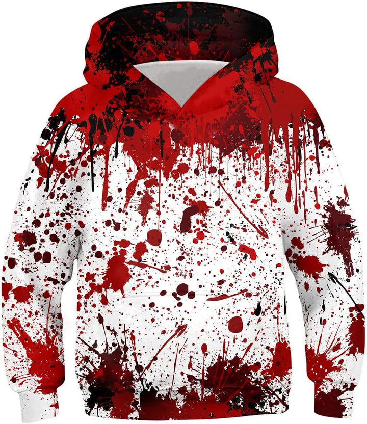 TUONROAD 3D Hoodie Kinder Jungen Mädchen Lustig Kapuzenpullover Langarm Sweatshirt Pullover 6-14 Jah