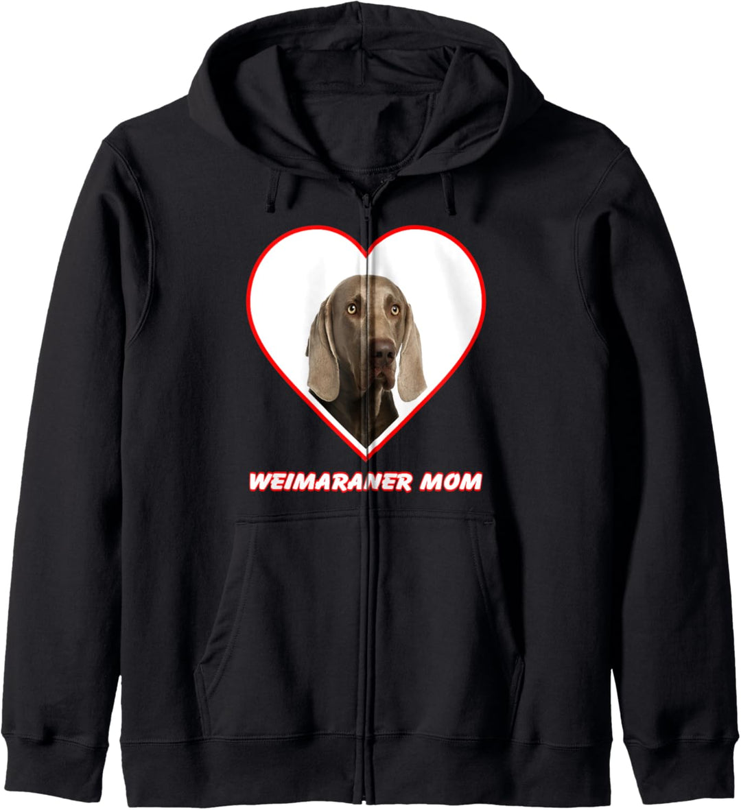 Weimaraner Dog Mom Kapuzenjacke