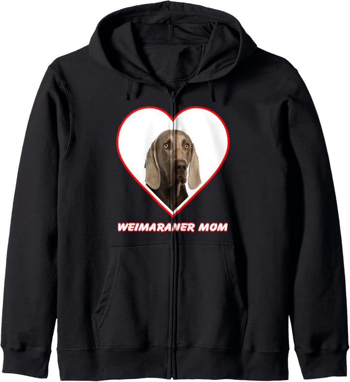 Weimaraner Dog Mom Kapuzenjacke