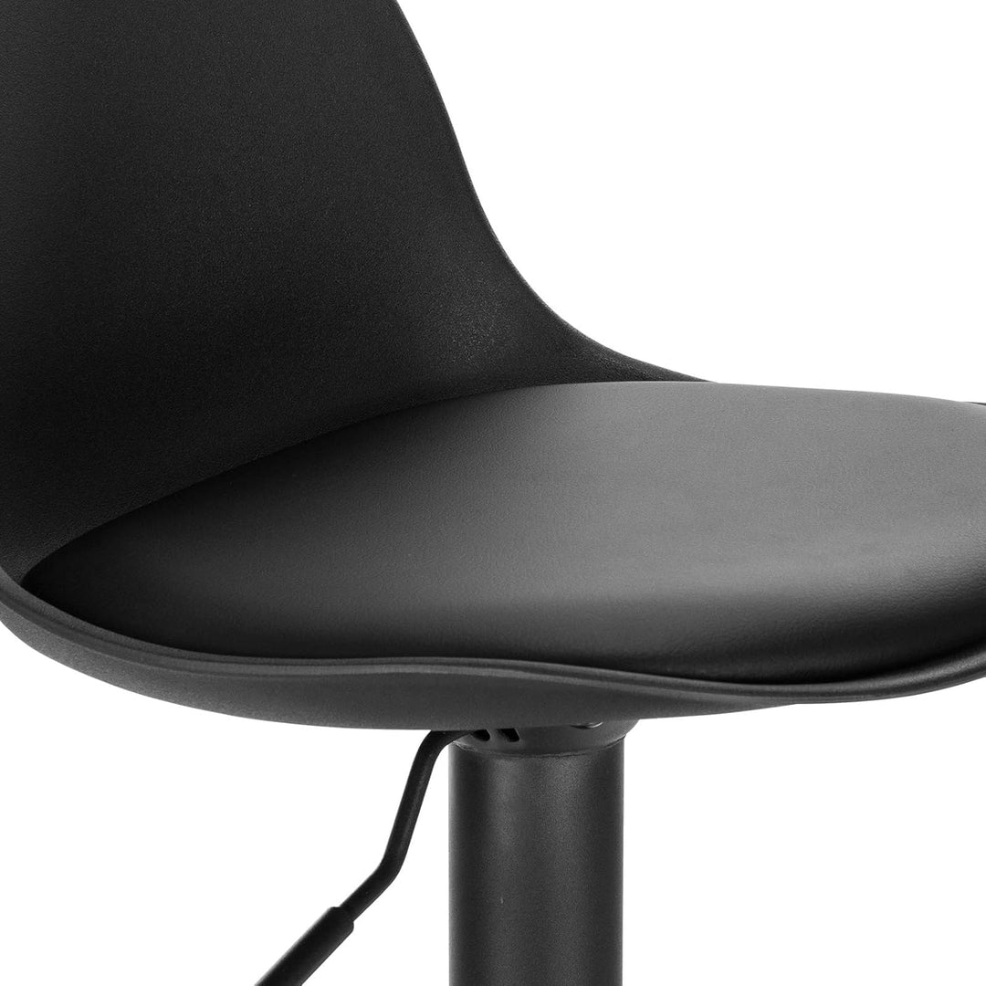 Lestarain 4 Stücke Barhocker,360°Drehbar Hocker Barstuhl mit Rückenlehne höhenverstellbar Tresenhock