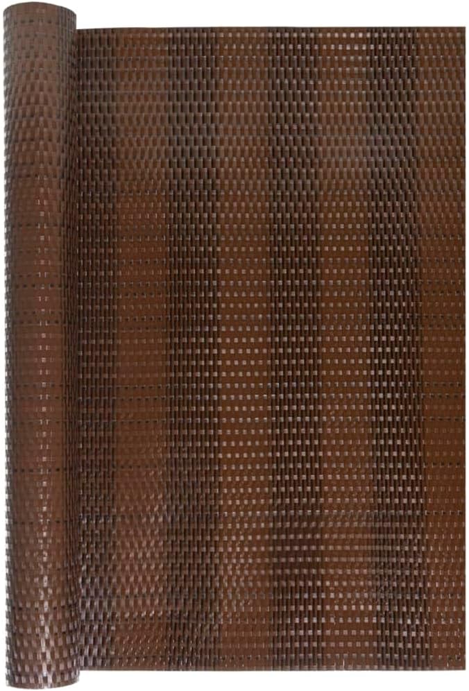 vidaXL Balkon Sichtschutz, Balkonbespannung Rattan-Optik, Sonnenschutz Windschutz für Terrasse Garte