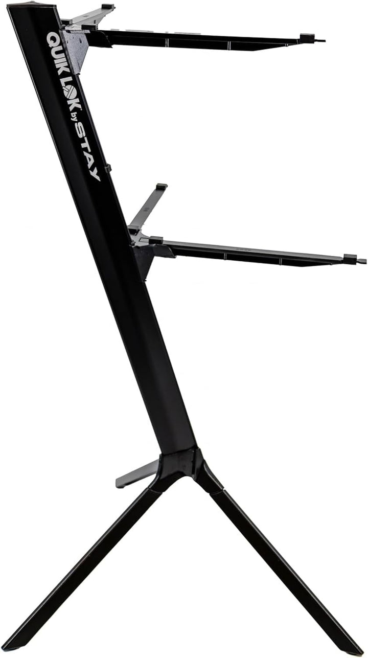 Stay Musik S1100/02blk Ständer Black 2 Tier Straight, Black 2 Tier Straight