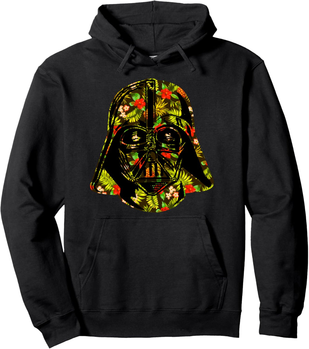 Star Wars Darth Vader Tropical Hibiscus Helmet Pullover Hoodie