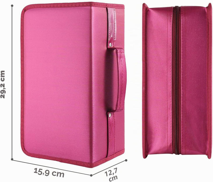 alavisxf xx CD Tasche, 160 CD/DVD Tasche Nylon CD Taschen Aufbewahrung Schutzhülle DVD Lagerung CD T