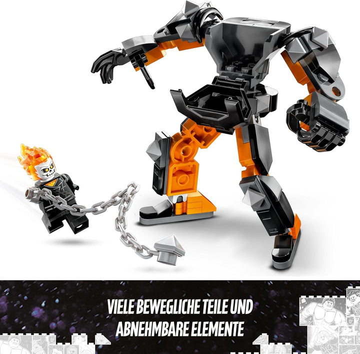 LEGO 76245 Marvel Ghost Rider mit Mech & Bike, Superhelden Motorrad Spielzeug zum Bauen mit Kette un