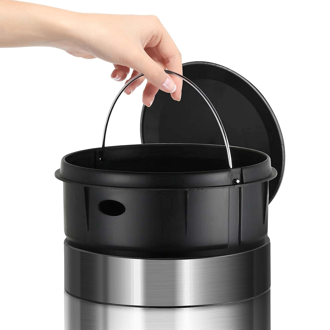 Ribelli 30L Mülleimer mit Sensor - Abfalleimer aus Edelstahl - automatisches Öffnen und Schliessen -