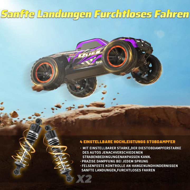 HAIBOXING Ferngesteuertes Auto RC Auto 1:14 4WD 39 km/h Hochgeschwindigkeits Offroad RC Monster Truc