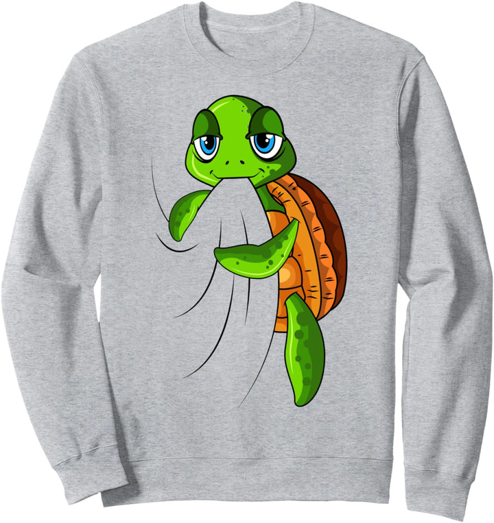 Schildkröten Kinder Mädchen Jungen Damen Schildkröte Sweatshirt