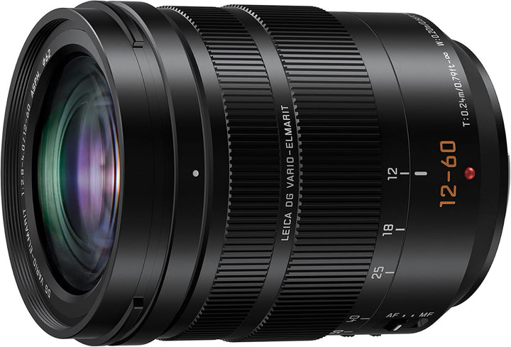 Panasonic H-ES12060E Leica DG Vario-Elmarit Kamera Objektive (12-60mm/F2.8-4.0, Standardzoom, Dual I