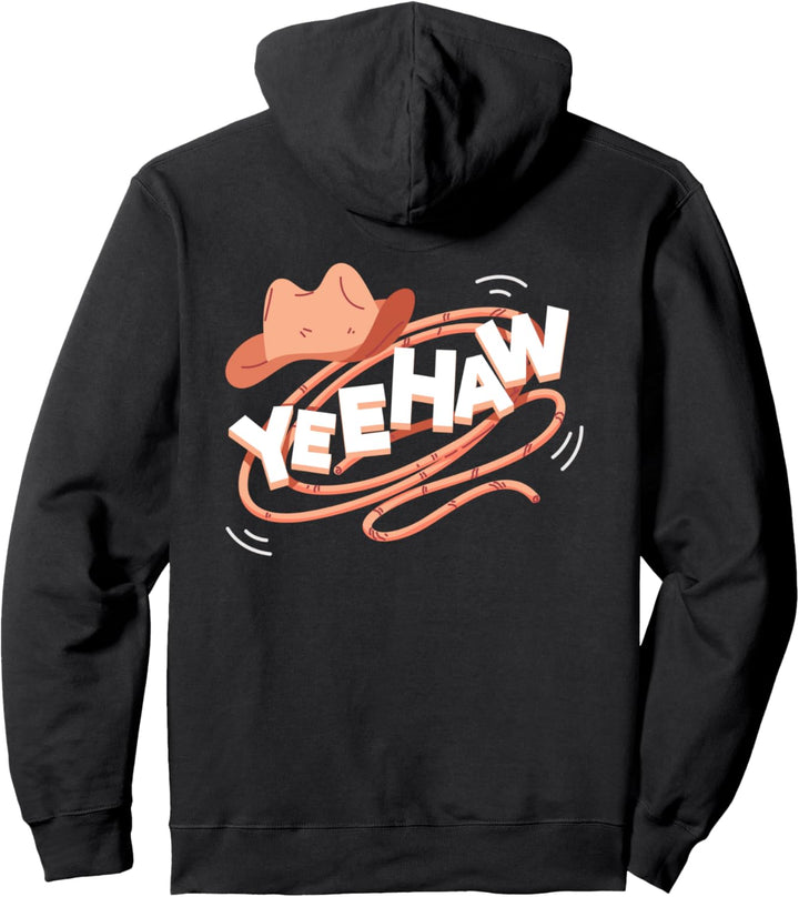 Line Dance Hut und Lasso - Geschenk für Line Dancer Pullover Hoodie