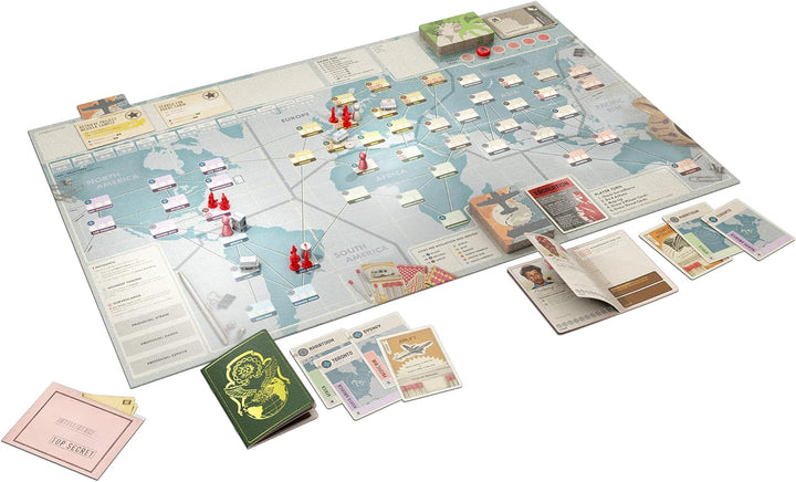 Z-Man Games, Pandemic Legacy Season 0, Board Game, Ages 14+, for 2 to 4 Players, 60 Minutes Playing