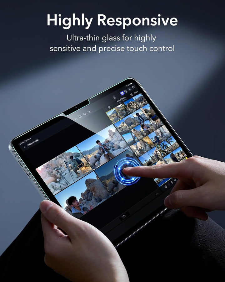 ESR 2 Stück Armorite Schutzfolie für iPad Pro 13 Zoll M5/M4 (2025/2024), 9H Gehärtete Glasfolie mit