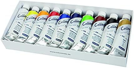 Schmincke - College Oil, Ölfarbenset 10 x 35 ml Aluminium-Tuben, 85 706 097, Künstler-Ölfarben in St