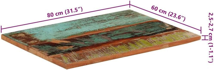 vidaXL Tischplatte Massivholzplatte Holzplatte Ersatztischplatte Holz Platte für Couchtisch Rechteck