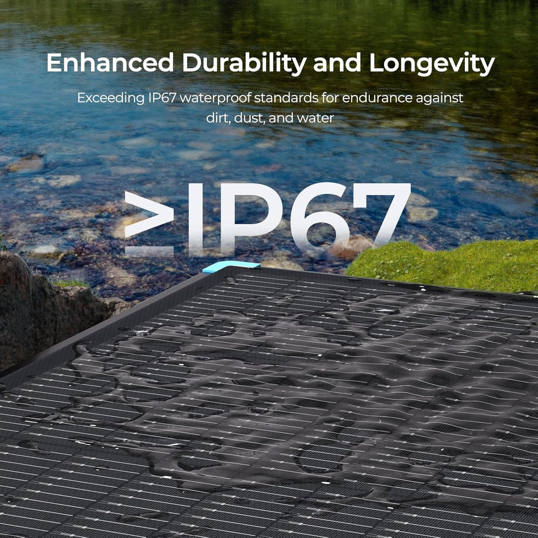 Renogy Faltbares Solarpanel, 100W, N-Typ-Zellen, Tragbares Faltbares Solarmodul, faltbar, wasserdich