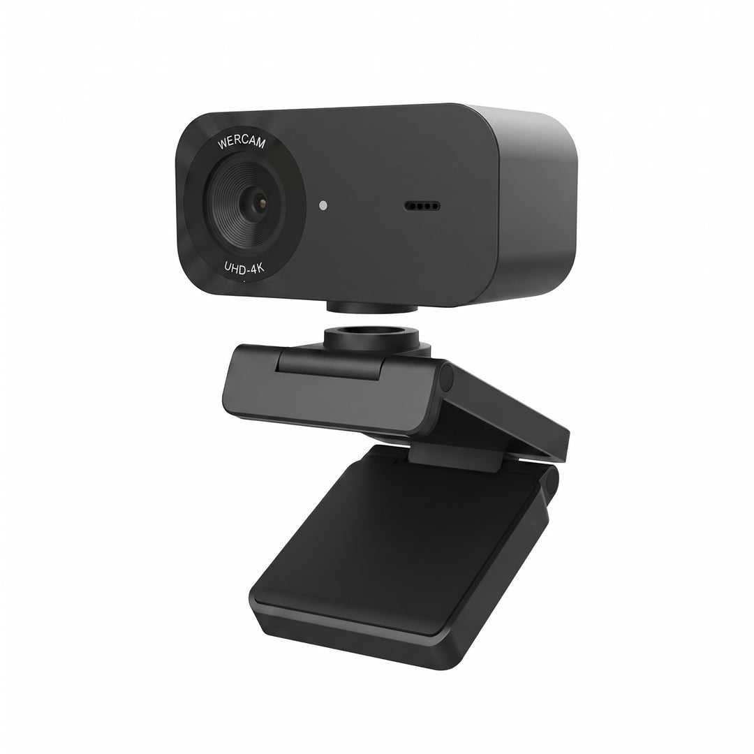 Kaysunlink UHD 4K Webcam, Webcam mit Mikrofon und Objektivabdeckung, Rauschunterdrückung, 100° FOV,