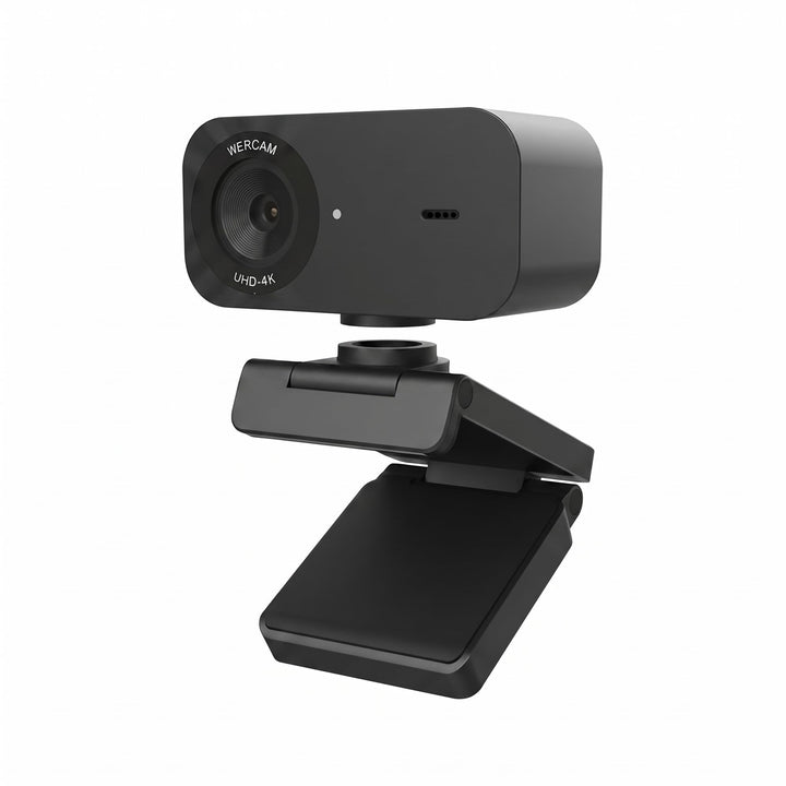 Kaysunlink UHD 4K Webcam, Webcam mit Mikrofon und Objektivabdeckung, Rauschunterdrückung, 100° FOV,
