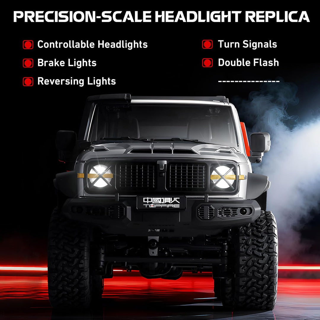 ARRIS 1/12 RC Crawler, MN-300 Off-Road Truck, 4x4 RC Rock Crawler RTR mit 2.4G Remote RC GWM Tank 30
