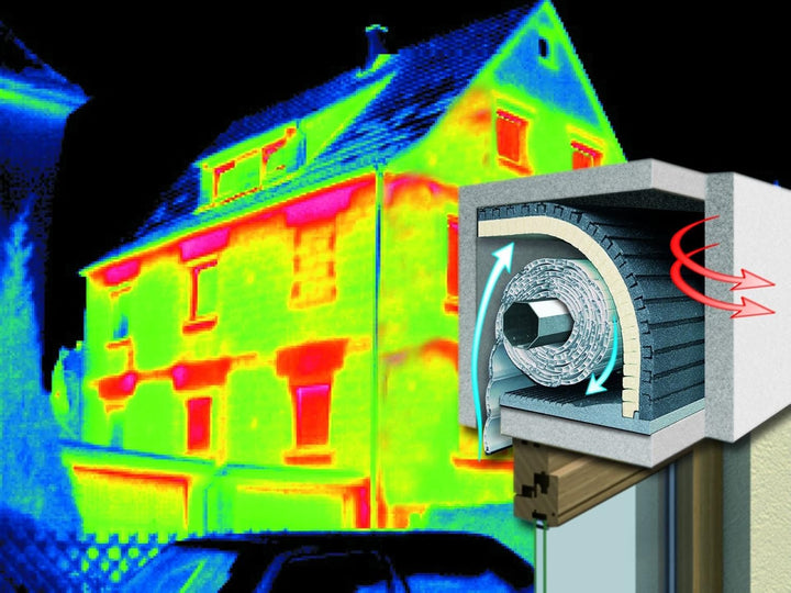 Schellenberg Isolierung für Rollladenkasten, grau, 66251 épaisseur du matériau: 25 mm, épaisseur du