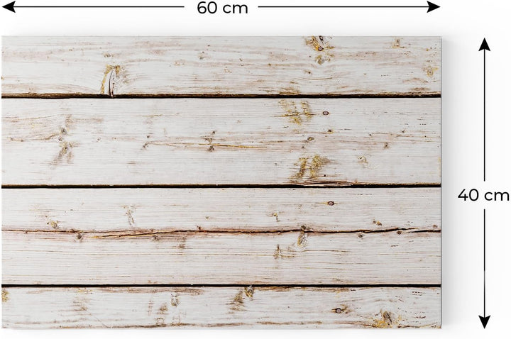 ALLboards Metallische Magnettafel HELLES HOLZ, 60x40cm MetalBoards Memoboard für jede Art von Magnet