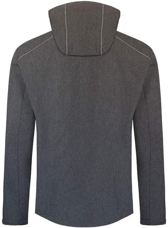 Softshell Jacke Plus Size Herren, Grau-Melange, XXXL