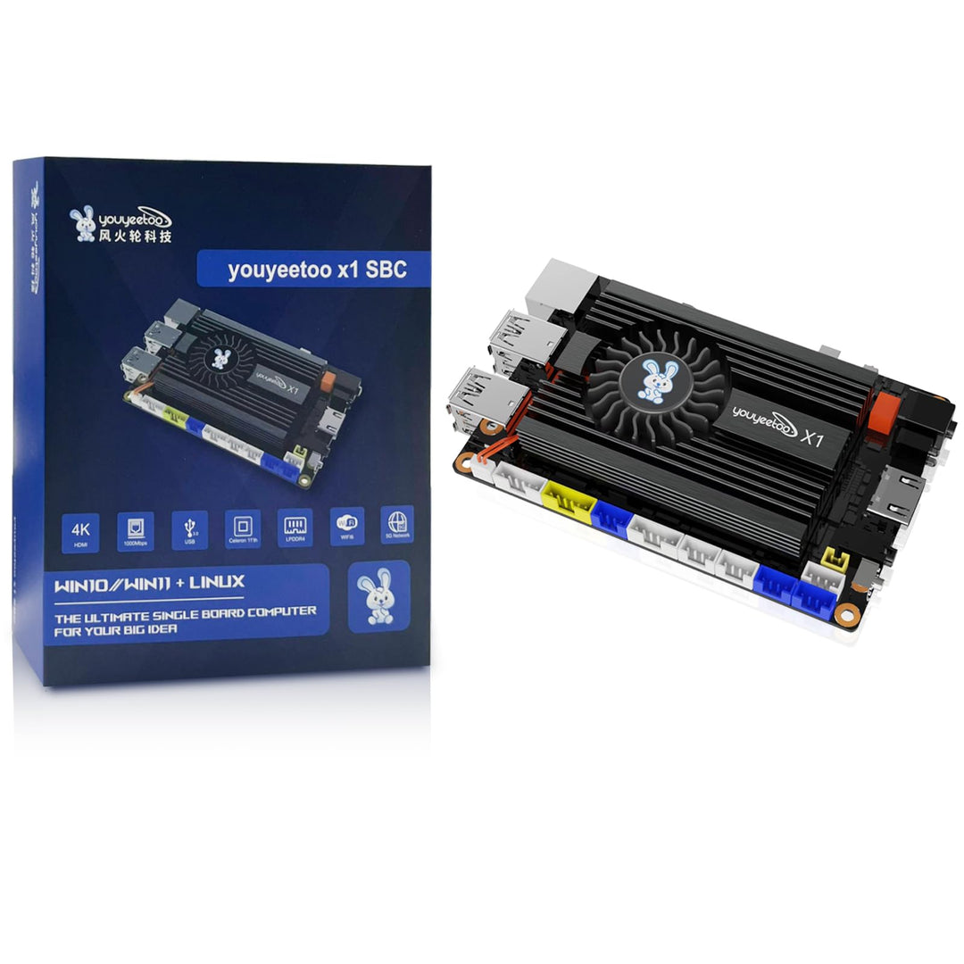 youyeetoo X1 – x86 Windows Einplatinencomputer – Intel 11th N5105 CPU Dualer 4K-Medienserver – Duale