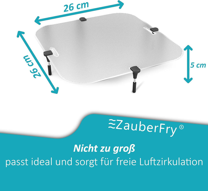 ZauberFry Spritzschutz, Effektiver Edelstahl Fettspritzschutz kompatibel mit Tefal Easy Fry XL Surfa