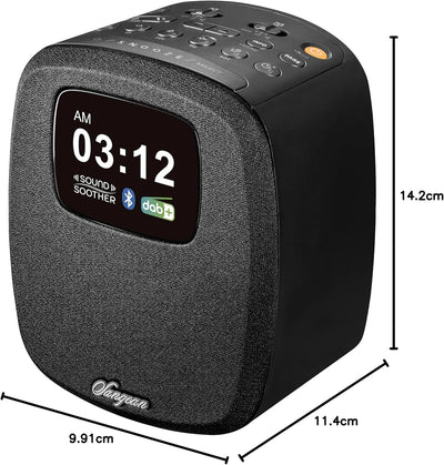 Sangean DCR-83 Tischradio DAB+, FM AUX, Bluetooth, DAB+, UKW, USB-Akku-Ladefunktion, Alarmfunktion,