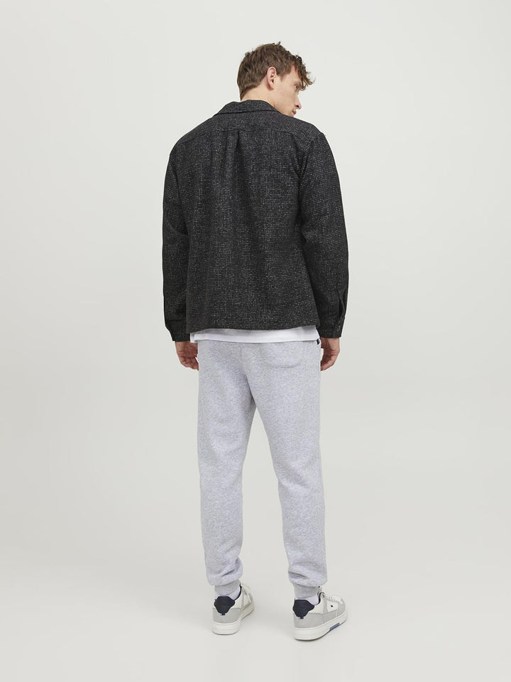 JACK & JONES Male Jogginghose Regular Fit Jogginghose M Light Grey Melange, M Light Grey Melange